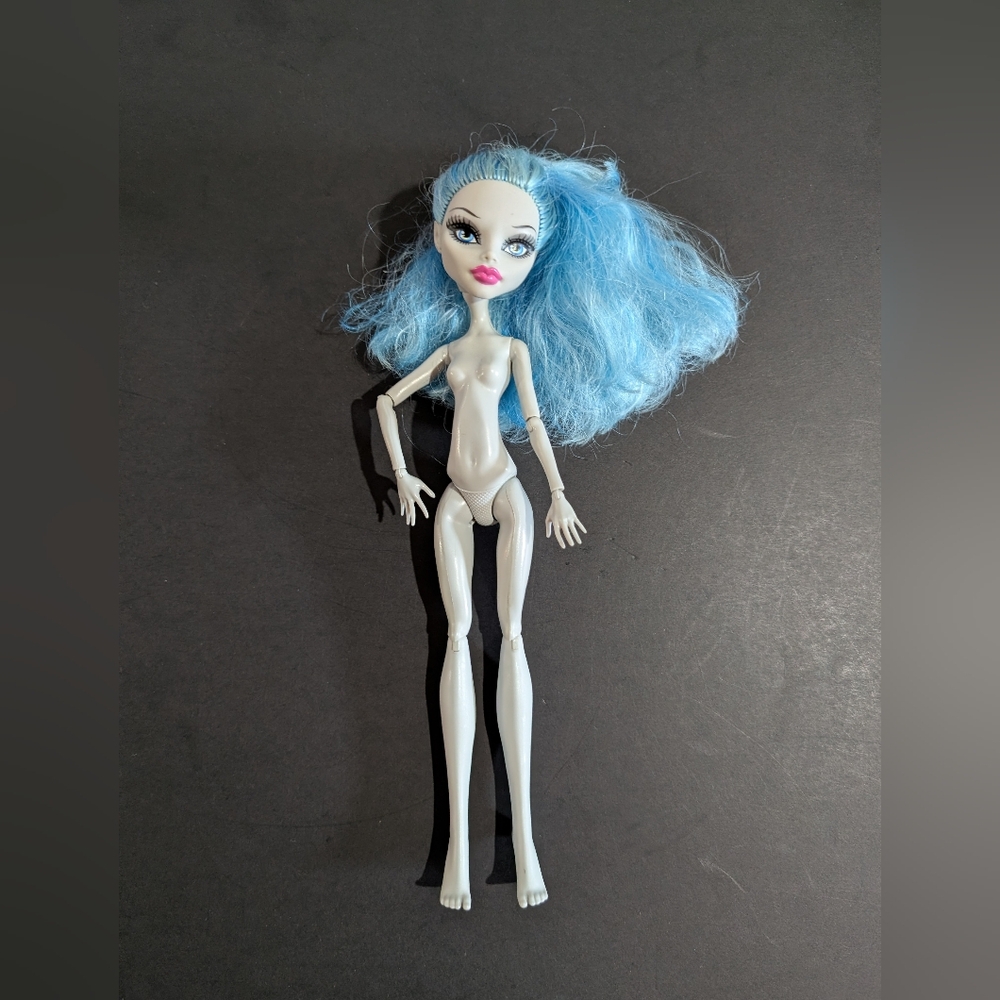 Monster High Ghoulia Yelps White Elastics Nude Only 2008 Mattel Indonesia